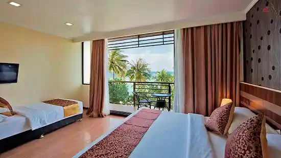 arean beach maafushi tripple seaview room