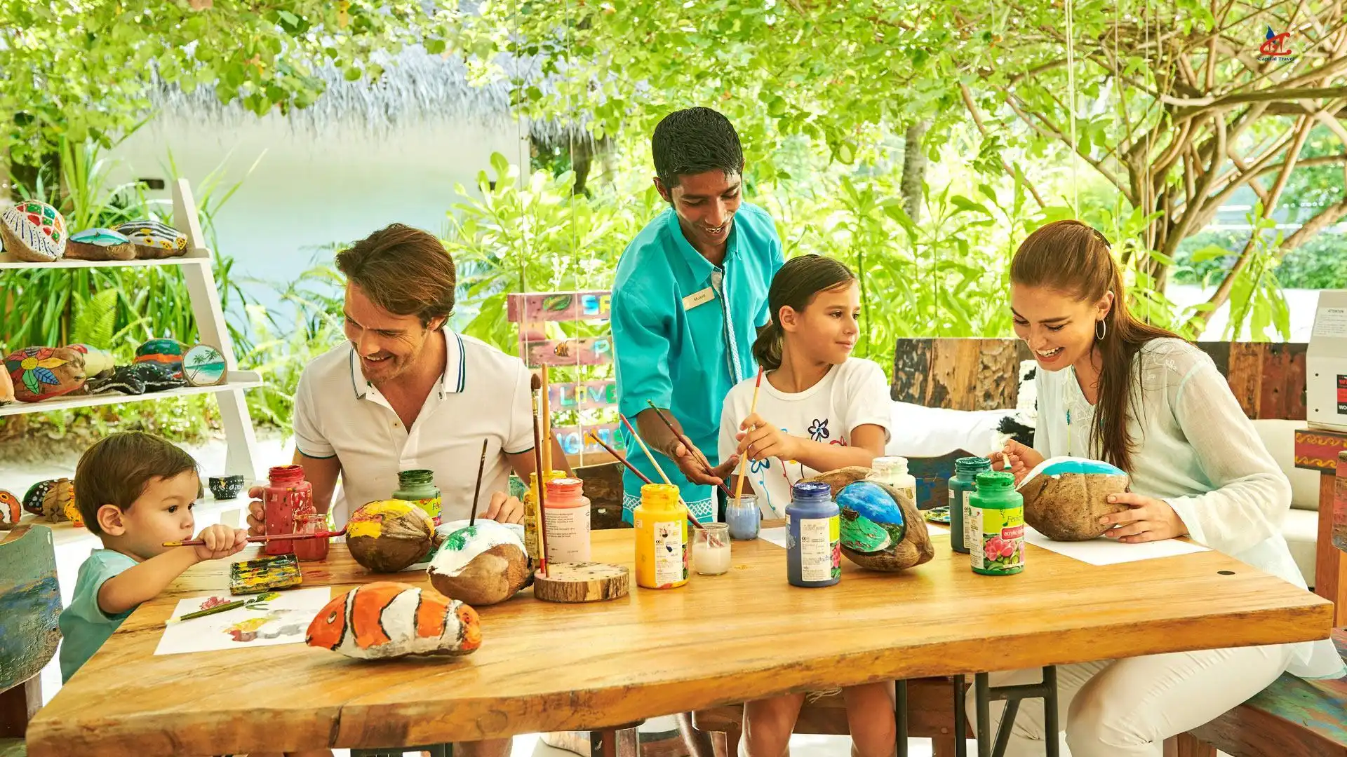 Family-friendly resort in the Maldives
