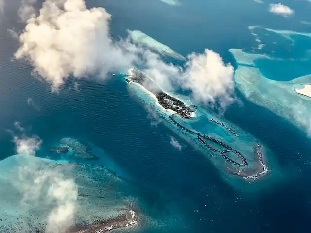 Outer Coral Shelf of maldives