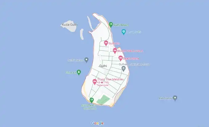 Gulhi island, Kaafu Atoll