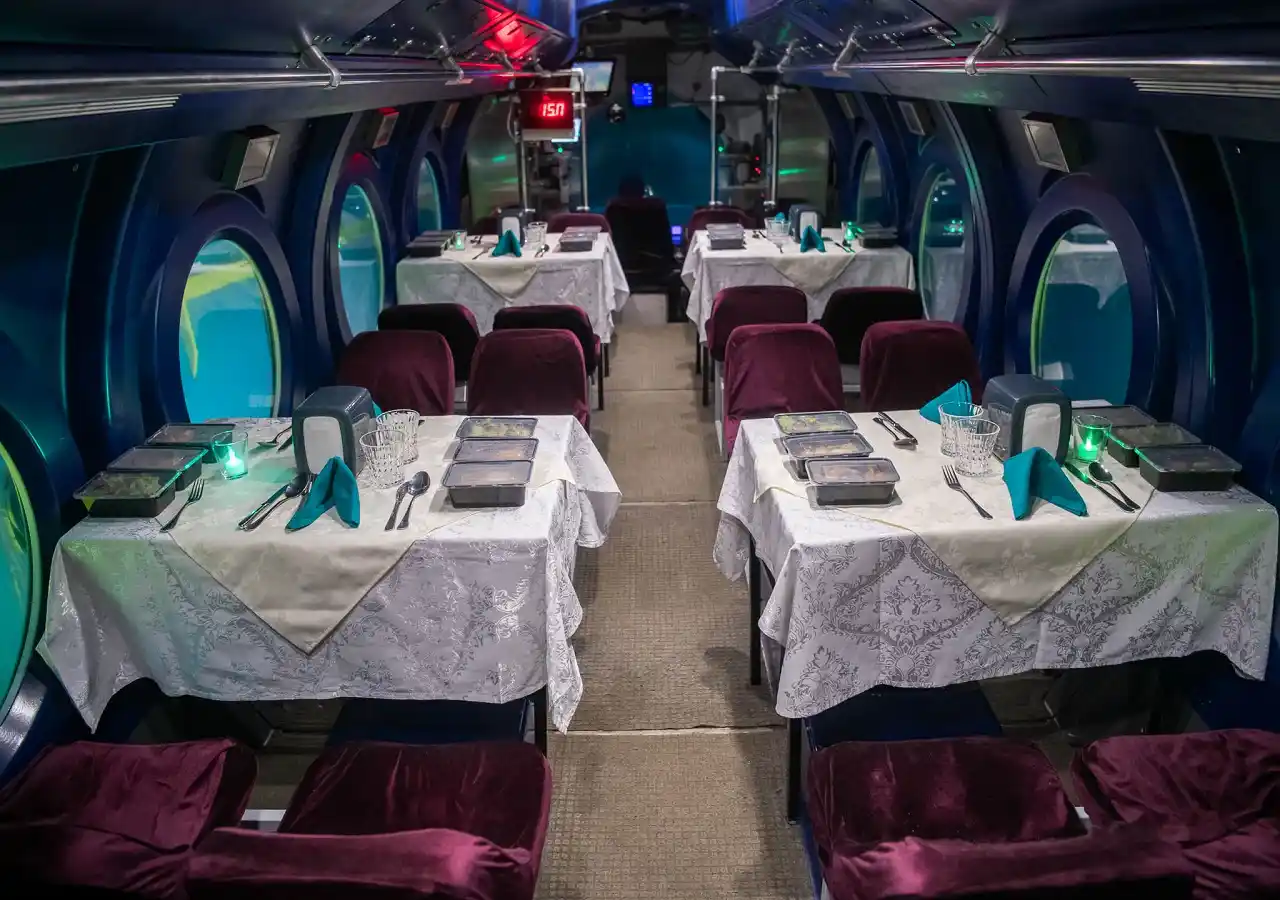 Deepsea restaurant maldives whale submarine