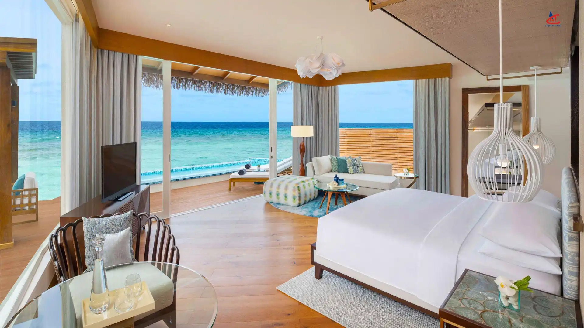 JW Marriott Maldives Resort and Spa Sunrise Overwater Villa Pool1