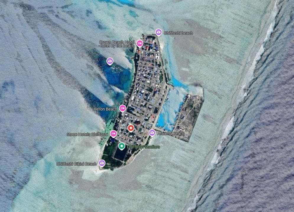 kaafu Dhiffushi island