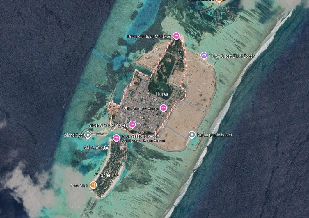 kaafu Huraa island