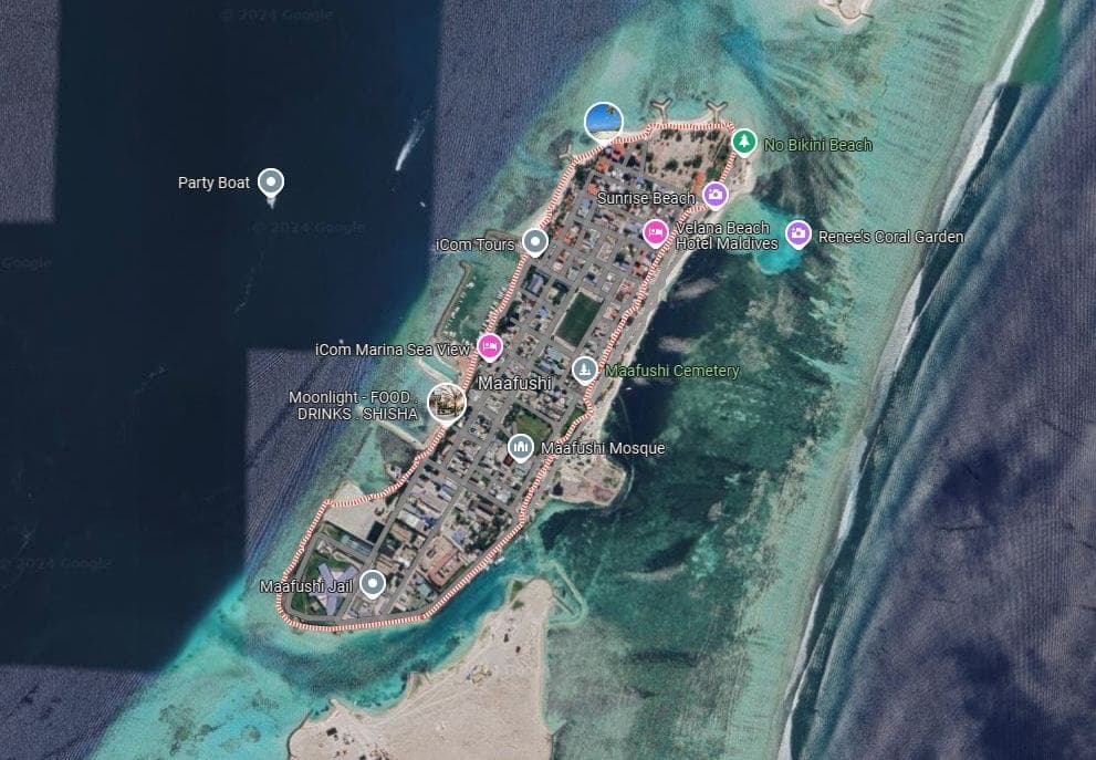 kaafu Maafushi island